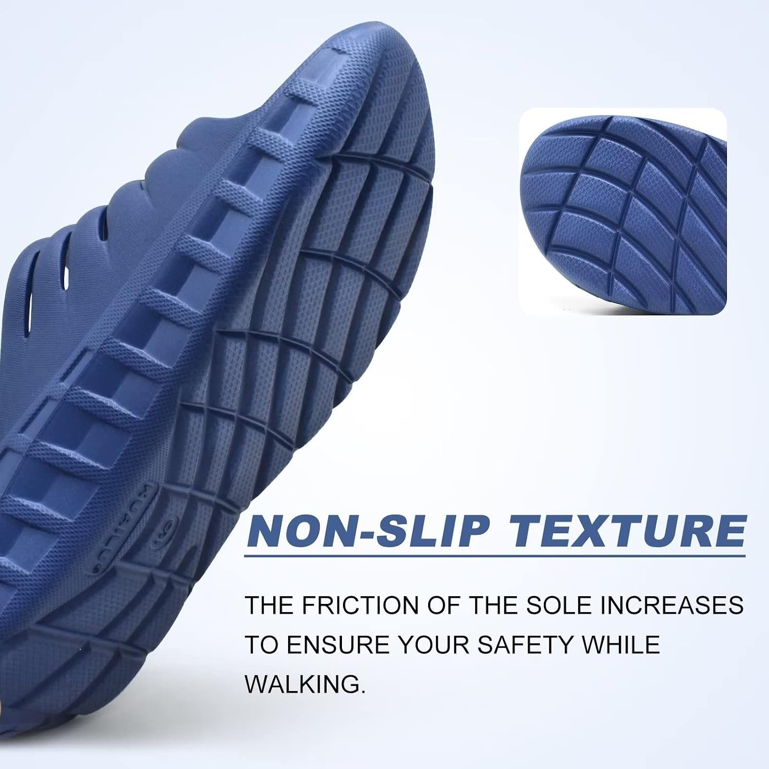 image:imageKuaiLu Mens Orthotic Recovery Sandals Arch Support Slides Plantar FasciitisBlue
