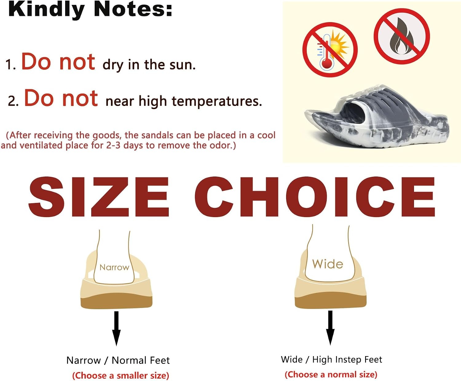 image:imageKuaiLu Mens Orthotic Recovery Sandals Arch Support Slides Plantar FasciitisGrey White