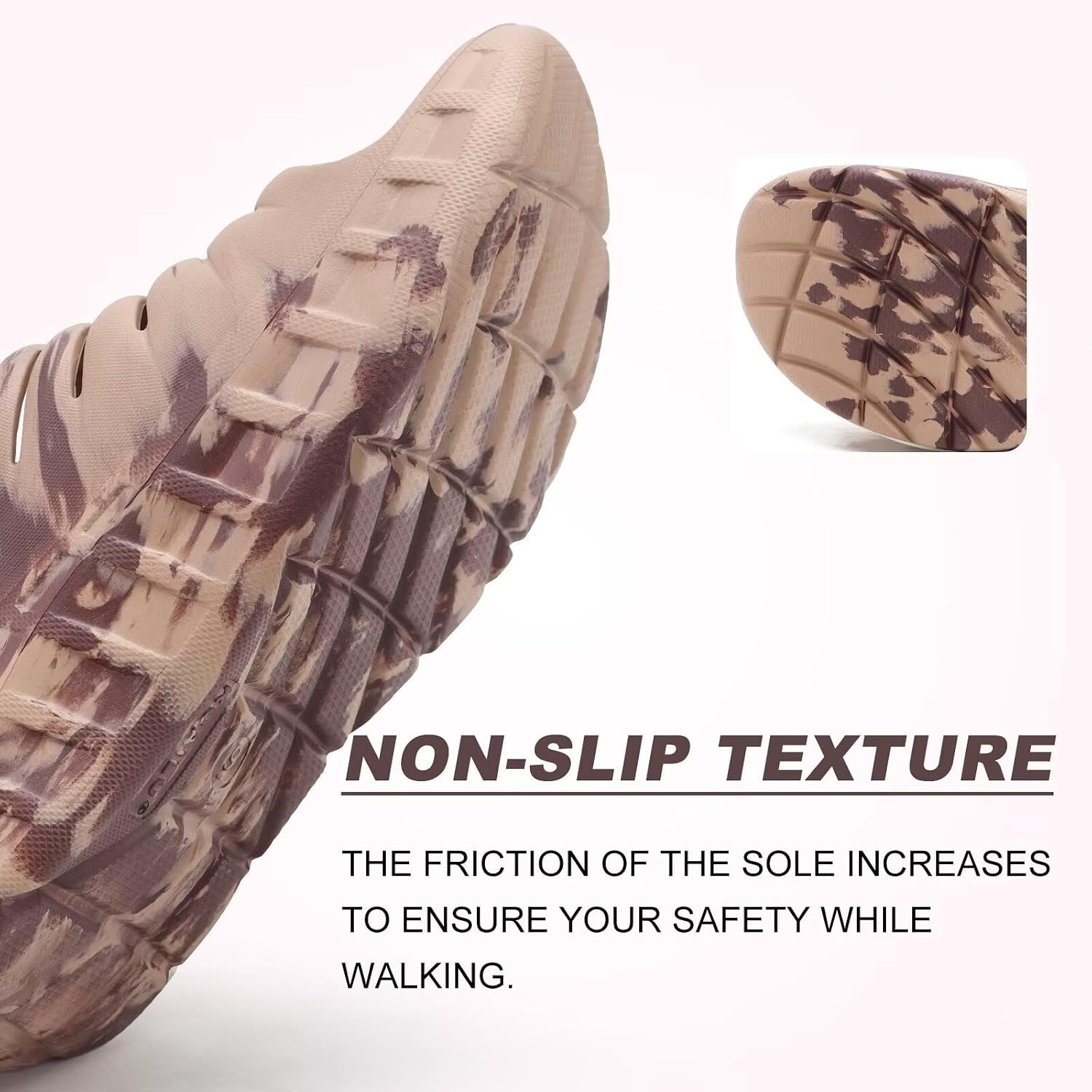 image:imageKuaiLu Mens Orthotic Recovery Sandals Arch Support Slides Plantar FasciitisTan