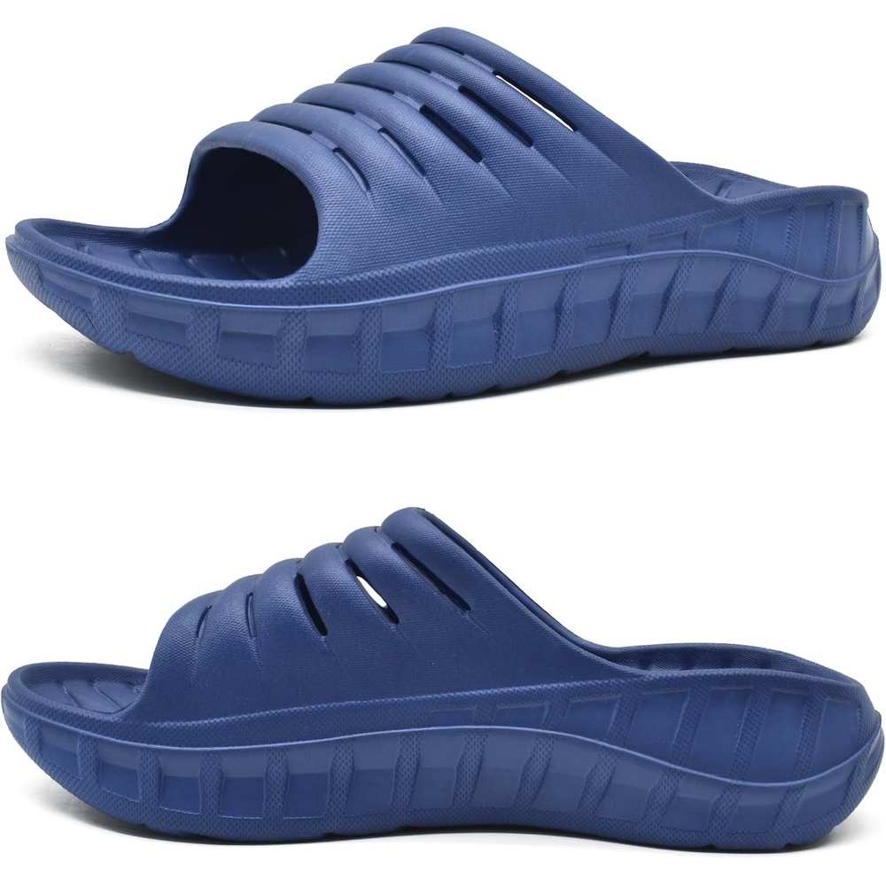 image:imageKuaiLu Mens Orthotic Recovery Sandals Arch Support Slides Plantar FasciitisBlue