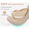 KuaiLu Flip Flops for Women with Arch Support Summer Beach Thong Sandals(Beige)