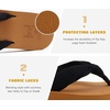 KuaiLu Flip Flops for Women with Arch Support Summer Beach Thong Sandals(Black Tan)