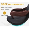 KuaiLu Flip Flops for Women with Arch Support Summer Beach Thong Sandals(Dark Brown)