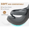 KuaiLu Flip Flops for Women with Arch Support Summer Beach Thong Sandals(Grey)
