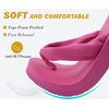 KuaiLu Flip Flops for Women with Arch Support Summer Beach Thong Sandals(Rose)