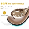 KuaiLu Flip Flops for Women with Arch Support Summer Beach Thong Sandals(Silk Brown)