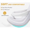 KuaiLu Flip Flops for Women with Arch Support Summer Beach Thong Sandals(White)