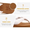 KuaiLu Flip Flops for Women with Arch Support Summer Beach Thong Sandals(White Khaki)