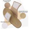 KuaiLu Mens Athletic Slides Wide Adjustable Arch Support Sport Sandals(Beige)