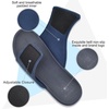 KuaiLu Mens Athletic Slides Wide Adjustable Arch Support Sport Sandals(Dark Blue)
