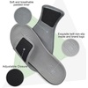 KuaiLu Mens Athletic Slides Wide Adjustable Arch Support Sport Sandals(Grey)