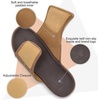 KuaiLu Mens Athletic Slides Wide Adjustable Arch Support Sport Sandals(Khaki Brown)