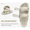 KuaiLu Mens Casual Sandals with Comfortable Orthopedic Arch Support Summer Beach Walking Shoes Cushion Slides Slip on Indoor Outdoor(Beige)