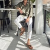 KuaiLu Mens Flip Flops Comfortable Arch Support Waterproof Thong Sandals(Pu-khaki)