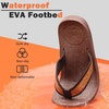 KuaiLu Mens Flip Flops Comfortable Arch Support Waterproof Thong Sandals(Wood-like Brown)