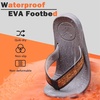 KuaiLu Mens Flip Flops Comfortable Arch Support Waterproof Thong Sandals(Wood-like Grey)