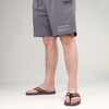 KuaiLu Mens Flip Flops Comfortable Arch Support Waterproof Thong Sandals(Wood-like Grey)