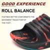 KuaiLu Mens Orthotic Recovery Sandals Arch Support Slides Plantar Fasciitis(Camo-red Black)