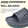 KuaiLu Mens Orthotic Recovery Sandals Arch Support Slides Plantar Fasciitis(Dark Grey)