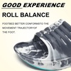 KuaiLu Mens Orthotic Recovery Sandals Arch Support Slides Plantar Fasciitis(Grey White)