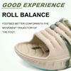 KuaiLu Mens Orthotic Recovery Sandals Arch Support Slides Plantar Fasciitis(White Green)