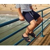 KuaiLu Mens Orthotic Sandals Arch Support Cushion Recovery Walking Slides(Black)