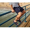 KuaiLu Mens Orthotic Sandals Arch Support Cushion Recovery Walking Slides(Navy)