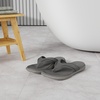 KuaiLu Mens Sport Flip Flops Orthotic Thong Sandals With Arch Support(Grey)