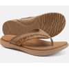 KuaiLu Mens Sport Flip Flops Orthotic Thong Sandals With Arch Support(Khaki)