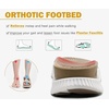 KuaiLu Womens Orthopedic Walking Sandals with Comfortable Arch Support Recovery Sport Relief Plantar Fasciitis Summer Outdoor Hiking Adjustable Strap Platform Cushion Shoes(Beige)