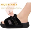 KuaiLu Women’s Orthotic Arch Support Slippers(Black)