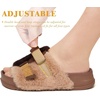 KuaiLu Women’s Orthotic Arch Support Slippers(Brown)