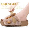 KuaiLu Women’s Orthotic Arch Support Slippers(Camel Brown (Adjustable))