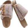 KuaiLu Women’s Orthotic Arch Support Slippers(Camel Brown (Adjustable))