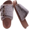 KuaiLu Women’s Orthotic Arch Support Slippers(Coffee Brown (Adjustable))