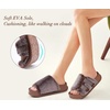 KuaiLu Women’s Orthotic Arch Support Slippers(Coffee Brown (Adjustable))