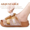 KuaiLu Women’s Orthotic Arch Support Slippers(Khaki (Adjustable))