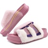 KuaiLu Women’s Orthotic Arch Support Slippers(Pink)