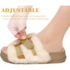 KuaiLu Women’s Orthotic Arch Support Slippers(Plush Beige)