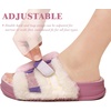 KuaiLu Women’s Orthotic Arch Support Slippers(Plush Pink)