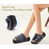 KuaiLu Women’s Orthotic Arch Support Slippers(Vogue Black (Adjustable))