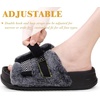 KuaiLu Women’s Orthotic Arch Support Slippers(Vogue Black (Adjustable))