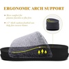 KuaiLu Women’s Orthotic Arch Support Slippers(Vogue Black (Adjustable))