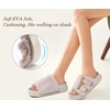 KuaiLu Women’s Orthotic Arch Support Slippers(White (Adjustable))