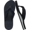 KuaiLu Flip Flops for Women with Arch Support Summer Beach Thong Sandals(Black)