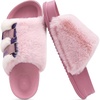 KuaiLu Women’s Orthotic Arch Support Slippers(Pink)
