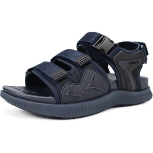 KuaiLu Mens Arch Support Hiking Sandals Orthopedic Athletic Walking Sandles(Blue)
