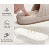 KuaiLu Cozy Memory Foam Slippers For Men – All-Season Warm House Shoes(Beige)