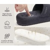 KuaiLu Cozy Memory Foam Slippers For Men – All-Season Warm House Shoes(Grey)