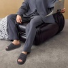 KuaiLu Cozy Memory Foam Slippers For Men – All-Season Warm House Shoes(Grey)